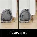 GORILLA GRIP Door Draft Stopper for Bottom of Doors, Cold Air Insulation Sweep, Weather Stripping Seal Noise Soundproofing, Warmth Sealer, Easy Install Gap Filler, Home Essentials, 36 Inch, Paw Prints