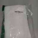 NICETOWN Sidelight Sheer Door Window Curtains - Semi Light Filtering French Door Curtain with Tieback, 26 x 50 Inch, White