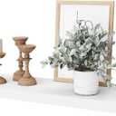 WELLAND 12" Deep White Floating Shelves, Floating Shelf Wall Shelf Display Floating Shelf, 35.43" L x 11.81" D x 2" T, Deeper Than Others, White (35.43" x 11.81" x 2")