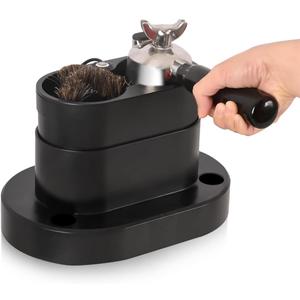 Espresso Portafilter Cleaner Machine Electric - Automatic Portafilters Coffee Puck Sucker Cleaning Brush Machine for Commercial Standing Knock Box Espresso Accessories