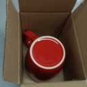 harebe 20 OZ Large Coffee Mug, Ceramic Tea Cup for Office and Home, Big Capacity with Handle, Cups for Men Women Mug Lovers, Microwave & Dishwasher Safe, Red