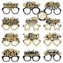 Graduation Glasses, 2026 Graduation Paper Eyeglasses Photo Booth Props for Class of 2026 Grad Party Supplies