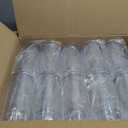 Nuogo 90 Pcs Plastic Cylinder Vases Tall Plastic Flower Vases for Centerpieces Hurricane Candle Holder for Home Wedding Office Party Formal Dinners Decorations (4''/6''/8'')