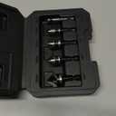 Countersink Drill Bit Set 5-Piece, M2 HSS, 82 Degree, 5 Flute,  Quick Change Hex Shank, 1/4 3/8 1/2 5/8 3/4 Sharp and Durable Countersink Bits for Metal Wood and Plastic, with Storage Case