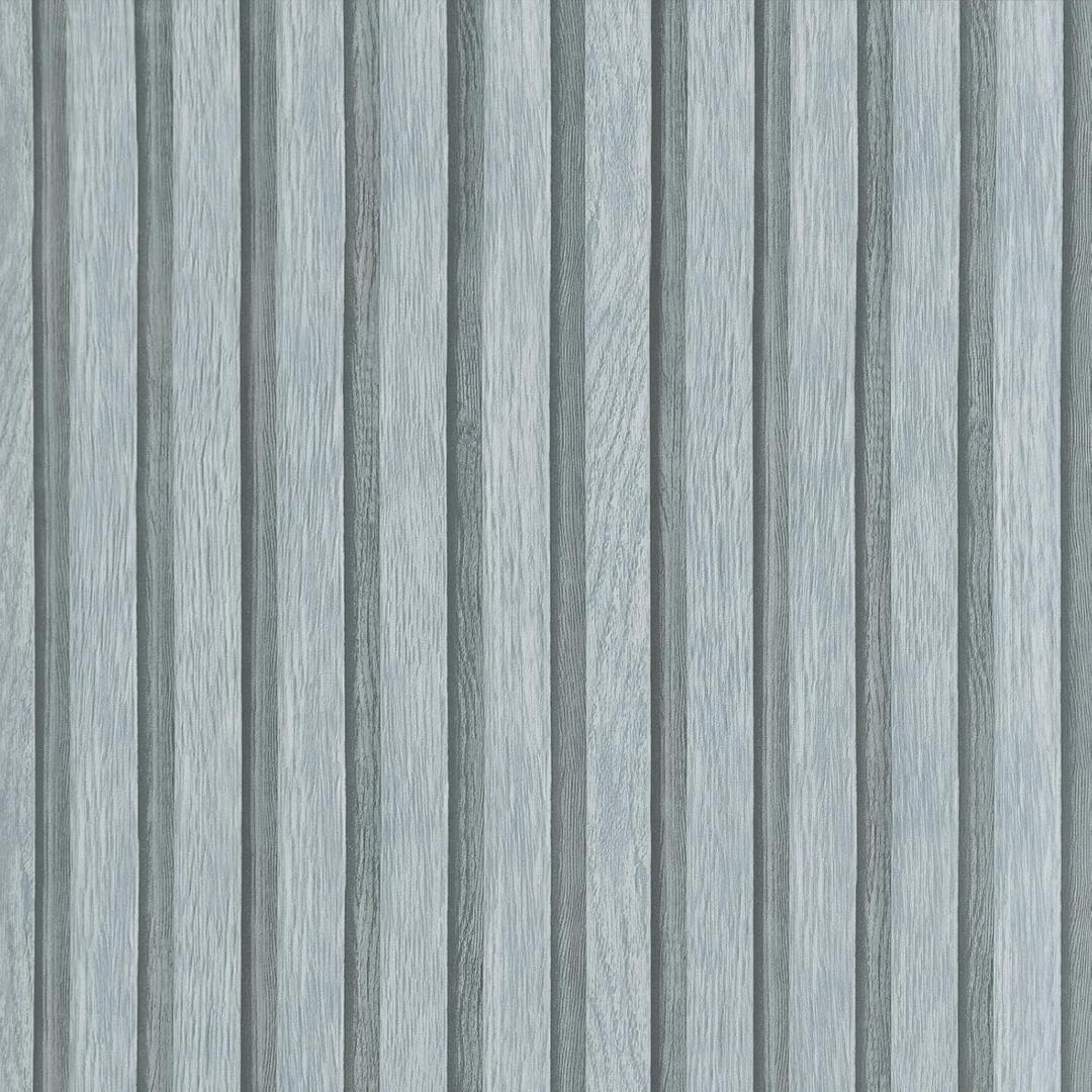 Yun-aeon Wood Slat Peel and Stick Wallpaper 17.3"x 300" Light Grey Wood Grating Stripe Contact Paper Removable Faux Wood Panels Wallpaper Self Adhesive Waterproof Vinyl Wall Paper for Bedroom Kitchen