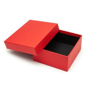 Elegant Red Packing Box Multifunctional Storage Container for Paper Material Simple Design for Wedding Birthday and Everyday Use