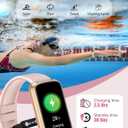 Fitness Tracker, Smart Watch for Women Men with 24/7 Heart Rate/Blood Pressure/Blood Oxygen Monitor,Sleep Tracker,Step & Calorie Counter, IP68 Waterproof Fitness Watches Compatible with Android&iPhone