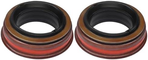 LoloWheat 2pc Front Inner Axle Seal Fit for Jeep Wrangler JK JKU TJ 2013-2017 Rubicon Dana 44 Dana 30 Replace 68304271AA