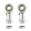 ZOWZEA 2Pcs PHSB4 Rod End Bearing 1/4 Inch Bore Pre-Lubricated 1/4-28 Female Thread Left Hand Heim Joint with Jam Nuts