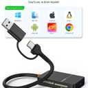 SD Card Reader, 6-in-1 USB C USB 3.0 Memory Card Reader for Digital Camera SD TF MS CF Card Viewer with 5Gbps USB-A/C Data Ports Compatible for iPhone 17/16/15,MacBook,iPad, Android, Samsung, PC,iMac