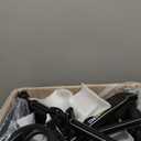 Economy Knee Scooter Steerable Knee Walker for Foot Injuries Compact Crutch Alternative with Dual Braking System (Black)