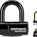 Kryptonite Evolution Bike Disc Lock, Small U-Lock 14mm Shackle with Keys, Heavy Duty Anti-Theft Bicycle Lock, High Security Mini for Powersports Motorcycles E-Bikes Scooters