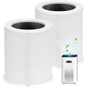 AP401 AP402 Filter Replacement, Compatible with Dayette AP401 AP402 and JOWSET AP402 AP403 Air Purifier, 4-Stage Filtration System, 2 Pack (AP401 AP402 Filter)
