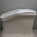 Mophorn 21 Gallon Food Storage Containers 500 Cup Ingredient Bin with Scoop and Sliding Lid Commercial Food Container Ideal for Rice storage, Dog Food Container, Flour and Sugar Containers, White