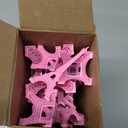 9 Pcs Eiffel Tower Statue Decor Alloy Metal Paris Eiffel Tower Party Decoration 5 Size Eiffel Tower Decor French Table Stand Holder Gift for Cake Topper Collectible Figurine Replica Home (Pink)