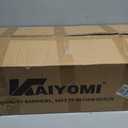 kaiyomi 6Pcs Stanchions and Velvet Ropes, Crowd Control Barriers (Silver), Each rope is 5 feet long and 1.4 inches wide