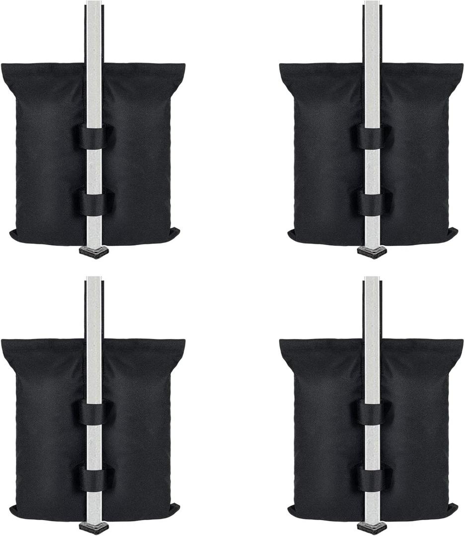 Canopy Weight Bags(120 lbs) for Pop up Canopy Tent, 1680D Heavy Duty Leg Weights - Set of 4 Canopy Weight Bags(120 lbs) for Pop up Canopy Tent, 1680D Heavy Duty Leg Weights - Set of 4