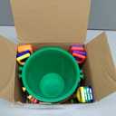 Holady 12 Pack 5'' Inch Sand Beach Buckets Pail with Beach Shovels,Sand Bucket Water Bucket for Beach Fun Great Summer Party Accessory