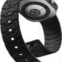 Bandletic Sport Magnetic Band Watchband Compatible with Samsung Galaxy Watch Ultra 47mm Band (2025/2024), Silicone Waterproof Strap Replacement Bands for Galaxy Watch Ultra for Men Women, Black