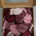 Floroom 300pcs Rose Petals Burgundy Maroon Faux Silk Flower Petals for Wedding Flower Girl Basket Aisle Scatter Dinner Table Centerpieces Party Confetti Bridal Shower Romantic Night Decoration