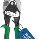 MIDWEST Special Hardness Aviation Snip - Right Cut Offset Stainless Steel Cutting Shears, Made in the USA - MWT-SS6510R