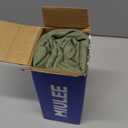 MIULEE Sage Green Sheer Curtains 63 Inches Long, 4 Panels Set, Light Filtering Rod Pocket Voile Drapes Window Treatments, Semi Transparent Airy Fabric for Bedroom and Living Room, 42 x 63 Inches