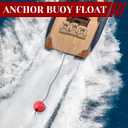 WinnerWhy 4 Pcs Anchor Buoy Float 51'' Pool Float Anchor Marker Buoy High Visibility for Pool Fishing Boat Drift Anchors