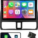 9-inch Android 12 Double Din Car Stereo for Honda CR-V 2002-2006 IPS Touchscreen Screen Car Radio with Carplay & Android Auto Support Backup Camera GPS FM Navi BT SWC