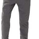 MACHLAB Men's Thermal Fleece Jogger Pants Sherpa Lined Sweatpants Winter Warm Thick Track Pants (Gray, M)