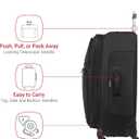 SWISSGEAR Sion Softside Expandable Spinner Luggage Durable Lightweight Travel Suitcase, Black, Checked-Large
