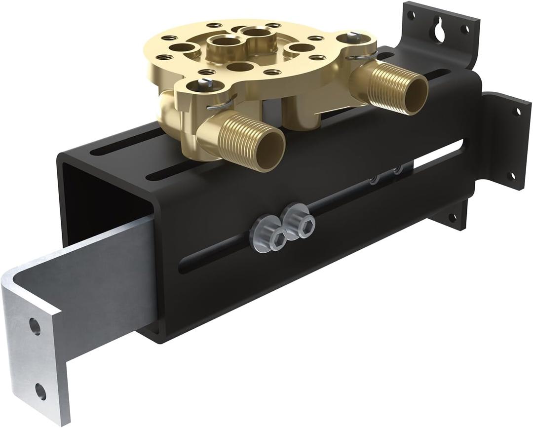 Moen TS50100 Collection Freestanding Tub Filler Single Riser Floor Joist Mounting Kit, .5, or Unfinished