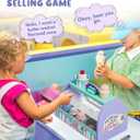 Lehoo Castle Ice Cream Toys for Toddlers 3-5, Toys for 3 4 Year Old Girls, Play Ice Cream Counter Shop Playset for Kids, Gift for Girls Boys 3 4 5 6 Year Old