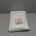 H.VERSAILTEX White Curtains 84 inches Long for Living Room Thermal Insulated Room Darkening Window Treatment Panels Drapes Light Reducing Curtains for Bedroom, 2 Panels, 52" W x 84" L, White