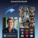 AI Translation Earbuds Real Time - Audifonos Traductores Ingls Espaol, 3-in-1 Translator Device, Supports 144 Languages & Accents, Open Ear Earbuds with Charging Case (Dusty Khaki)