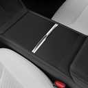 Center Console Wrap Kit for Tesla Model 3 (Highland) 2024 2025 and Model y Juniper Accessories Console Cover Interior Decoration Wrap Kit (White)