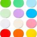 600 Pcs 2 Inch Round Cutouts Paper Circles Assorted Color Round Cut-Out Accents Construction Paper Circles Shape Die Cuts for Kids DIY Craft Project Back to School Classroom Bulletin Board Decor