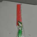 Watermelon Knife with Sleeve for Melon Cutting, Long Serrated Bread Lettuce Vegetable Knife, Kitchen Fruit Melon Tomato Cutter Slicer, with Cover for Home Summer Party Camping Outdoor (Red Green)