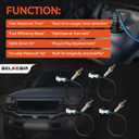 Set of 4 Oxygen Sensor Upstream Downstream O2 Sensor Compatible with 2003-2005 Chevy Silverado Suburban Avalanche 1500 Tahoe, GMC Yukon Yukon XL Sierra 1500, Cadillac Escalade 5.3L V8 Replace 234-4668