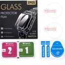 4 x AMAZTIM Screen Protector, 2 Pack, Tempered Glass, 1.43-Inches, Compatible with T2/T3/T3U