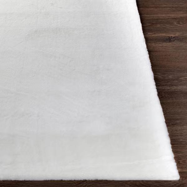 7 x 10 Machine Washable Large Area Rugs for Living Room, Bedroom, Soft Fluffy Shaggy Bedside Rug, Indoor Floor Carpet for Kids Girls and Boys, Dorms, Nursery, Home Decor Aesthetic, White 