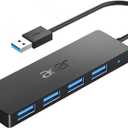 Acer USB Hub 4 Ports, Multiple USB 3.0 Hub, USBA Splitter for Laptop with Type C Power Port, Extender for A Port Laptop, PC, Desktop and More (0.7ft)