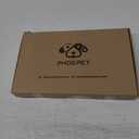 PHOEPET No Pull Dog Harness Medium Reflective Front Clip Vest with Handle,Adjustable 2 Metal Rings 3 Buckles[Easy to Put on & Take Off](M, Red)