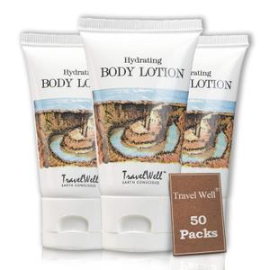 Landscape Series Hotel Toiletries Amenities Travel Size Lotion 1.0 Fl Oz/30ml, Individually Wrapped 50 Tubes per Box | Travel Size Toiletries | Hotel Toiletries in Bulk (1.01 Fl Oz (Pack of 50))