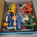 MORECOLL Train Set for Toddlers w/Steam, Music & Lights - First Choo Choo Train for Toddlers, Electric Train Set for Kids, Magnetic Train Toys, Christmas Birthday Gifts for Boys Girls