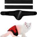 Infrared Red Light Therapy Belt Device for Dogs Pain Relief, Portable Wearable Self-Timed Red Light Therapy for Dogs Cats Injuries Recovery, Tissue Repair Muscle