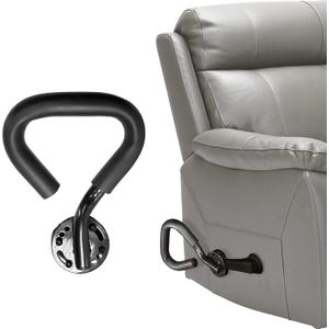 Stander Recliner Lever Extender Plus, Oversized Padded Grip Handle for Easy Chairs, Extension with Ergonomic Curve Grab Bar for Seniors and Elderly, Compatible with Wooden-Recliner Handles