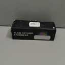 7Color Flame Diffuser, Bonfire Diffuser,Fireplace Diffuser 10.7"3"3.1" (White)