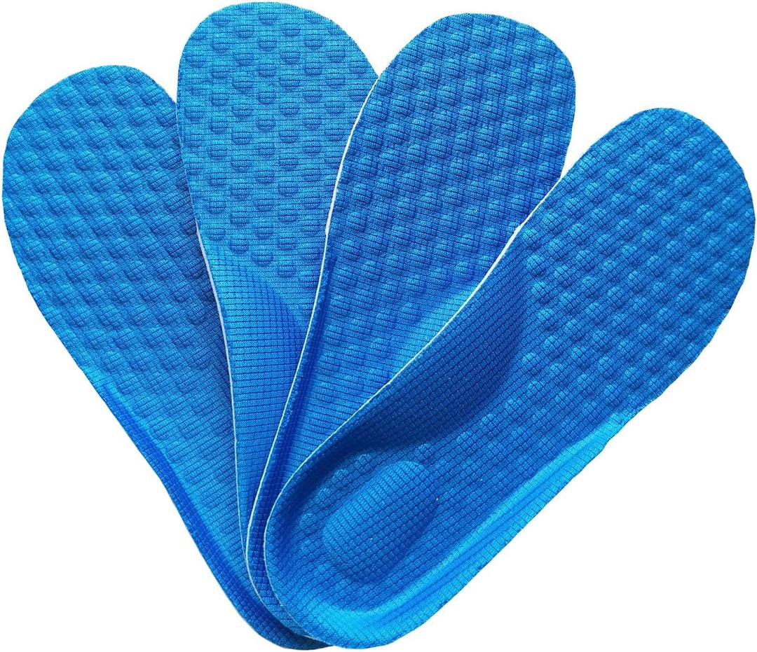 Kids Insoles Memory Foam Sport Children's Athletic Child Replacement Insole Shoe Sole Inserts for Children 2 Pairs (22CM Little Kids 13-3)