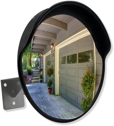 SECURITYMAN 12-Inch Convex Mirror for Blind Spots – Indoor Security Mirror for Close Range Viewing Up to 20 Ft – Shatterproof with Wide Fisheye 90° View