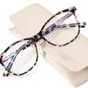 Madison Avenue TR90 Blue Light Blocking Glasses Anti Eyestrain UV Glare Blue Light Glasses for Women TV Phone Computer Gaming Eyeglasses (Black Tortoiseshell)